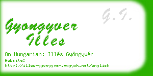 gyongyver illes business card